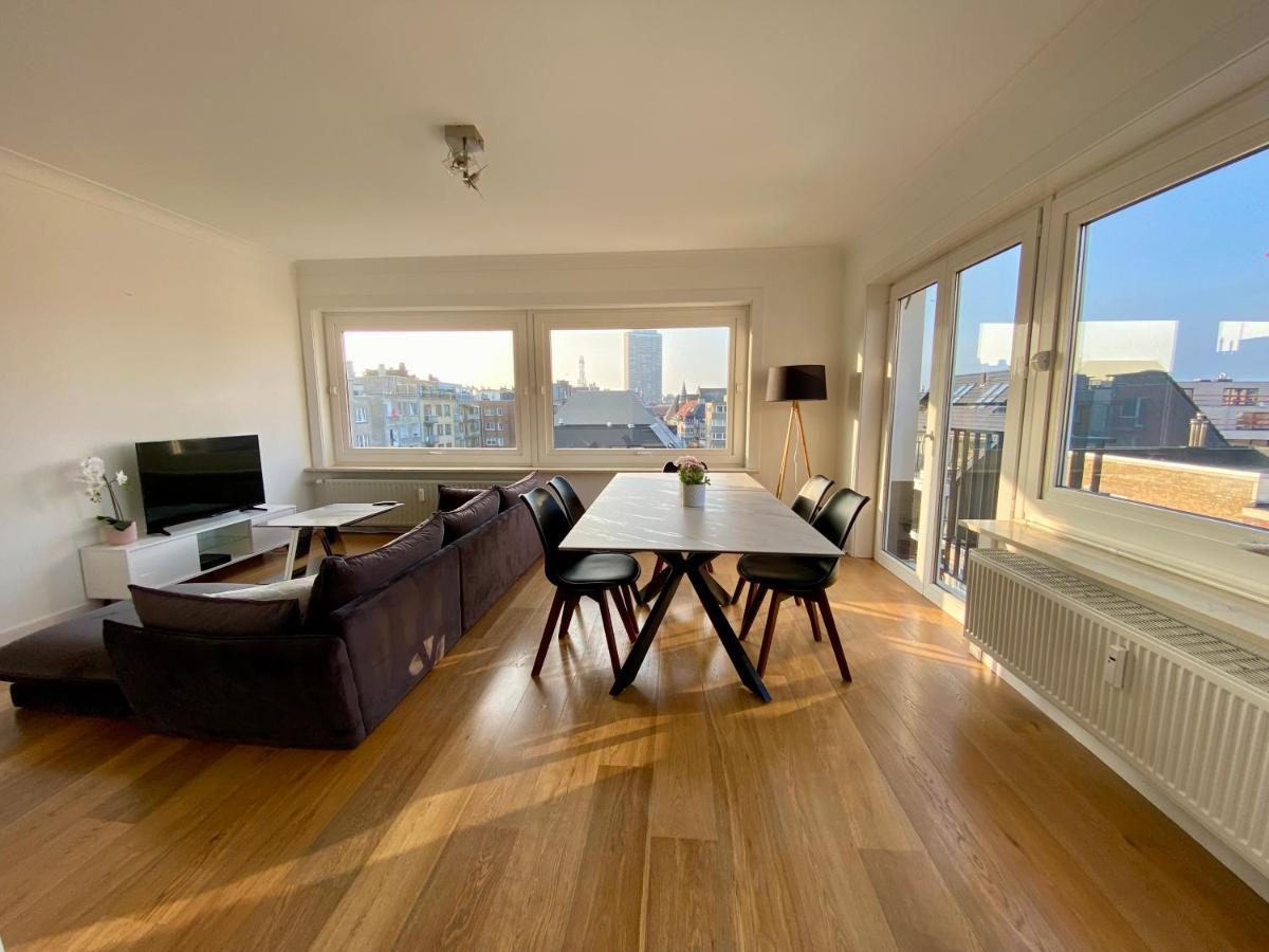 Luxury 3 Bedroom Apartment On The Top Floor With Panoramic View Ostend Luaran gambar
