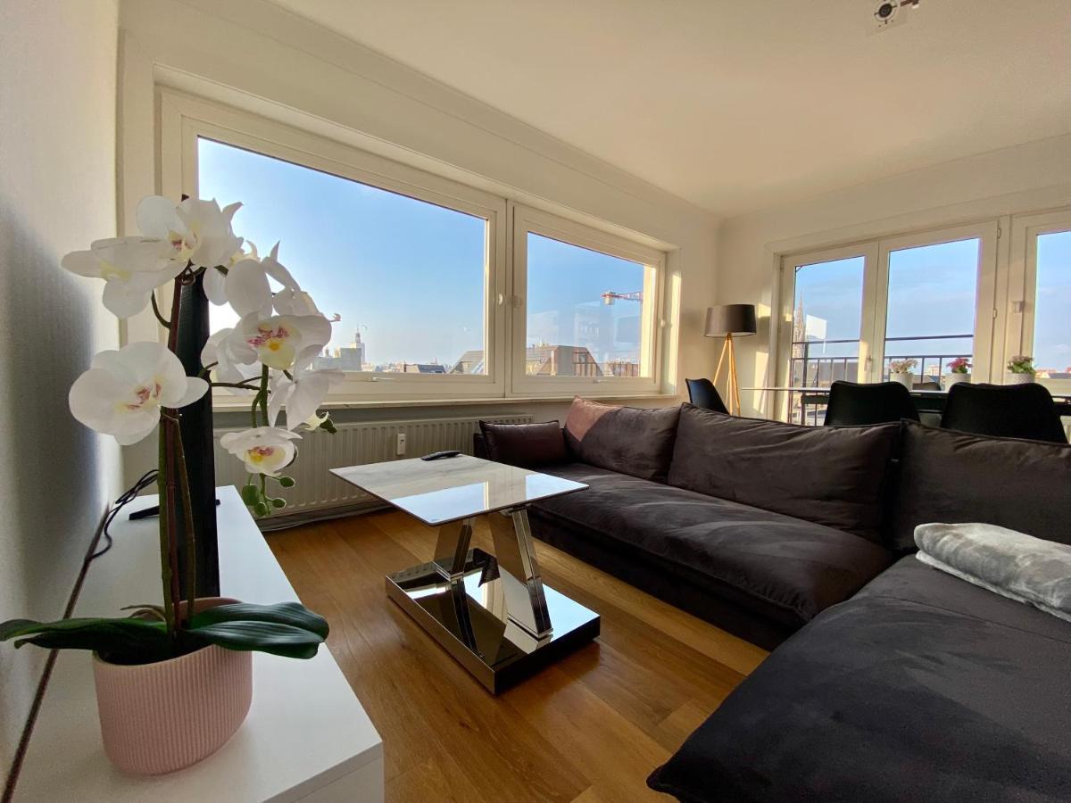Luxury 3 Bedroom Apartment On The Top Floor With Panoramic View Ostend Luaran gambar
