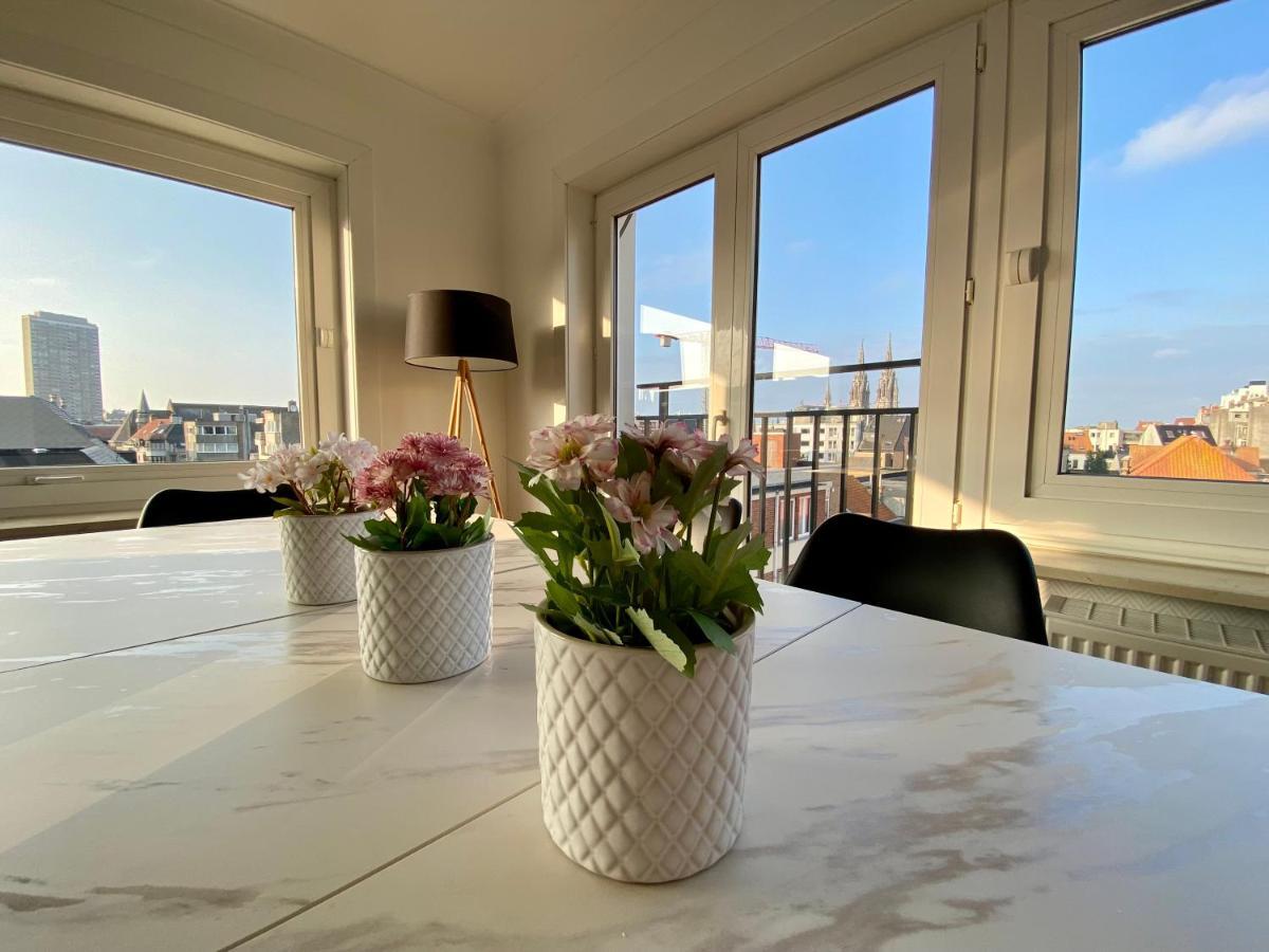 Luxury 3 Bedroom Apartment On The Top Floor With Panoramic View Ostend Luaran gambar